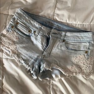 American eagle jean shorts